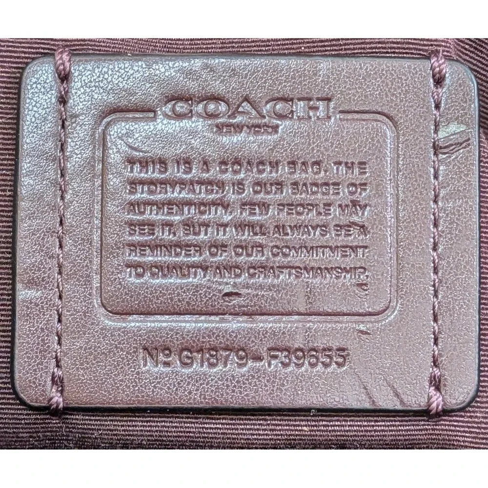 Coach Top Handle Pouch Crossbody Purse Star Glitter Pink Raspberry Hearts F39655